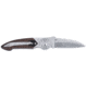 Columbia River Knife &amp; Tool Walker, Folding Knife, 2.93" Sheepsfoot Blade, 14C28N Blade Steel, 5.94" Overall Length, Satin Finish, Silver, Brown Handle, Blade Lock, 4200