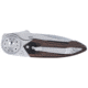 Columbia River Knife &amp; Tool Walker, Folding Knife, 2.93" Sheepsfoot Blade, 14C28N Blade Steel, 5.94" Overall Length, Satin Finish, Silver, Brown Handle, Blade Lock, 4200