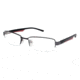 Columbia Rogers Peak Progressive Prescription Eyeglasses - Frame Pewter/Black CBROGERSPEAK03