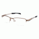 Columbia RONAN LAKE Single Vision Prescription Eyeglasses - Frame BROWN/BLACK CBRONANLK01