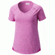 Columbia Saturday Trail II Knit Short Sleeve Shirt - Womens, Groovy Pink Heather, L, 1714621650L