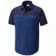 Columbia Silver Ridge Blocked Short Sleeve Shirt - Mens, Carbon, Collegiate Navy, M 1768771469M