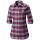 Columbia Silver Ridge Flannel Tunic, Aqua Haze Plaid, Extra Small - Womens, 1802611321-XS