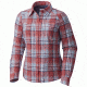 Columbia Silver Ridge Plaid Long Sleeve Shirt - Women's-Red Camellia Do-X-Large