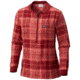 Columbia Simply Put Pullover Shirt - Womens, Garnet Red Plaid, Large, 1804411631-L