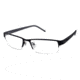 Columbia Steens Mt. Bifocal Prescription Eyeglasses - Frame Black w. Black/Grey Temple, Size 52/17mm CBSTEENSMT02