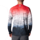 Columbia Super Terminal Tackle Long Sleeve Shirt - Mens, Red Spark Deepsea Fade, M, 1709431-695-M