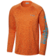 Columbia Terminal Tackle Heather Long Sleeve Shirt - Mens, Solar Heather - Riptide Logo, Large, 1709421823-L