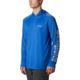 Columbia Terminal Tackle Hoodie - Men's, Cool Grey/Vivid Blue Logo, Small, 1536171020-020-S