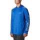 Columbia Terminal Tackle Hoodie - Mens, Vivid Blue, Cool Grey Logo, Small, 153617-487-S