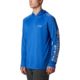 Columbia Terminal Tackle Hoodie - Men's, Vivid Blue/Cool Grey Logo, Small, 1536171487-487-S