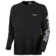 Columbia Terminal Tackle Long Sleeve Shirt - Men's, Black, Cool Grey Logo, 2XL Waist, Long Inseam, 138826-015-2XT