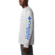 Columbia Terminal Tackle Long Sleeve Shirt - Mens, Cool Grey, Vivid Blue Logo, Small, 138826-028-S