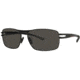 Columbia Thunder Basin Sunglasses - Frame Semi Matte Black/Intense Red, Size 60/15mm CBTHUNDERBASINPZ02