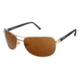 Columbia TIMPANOGAS Sunglasses - Frame GOLD/BLACK, Lens Color Brown, Size 63/17mm CBTIMPANOGAS04