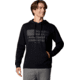 Columbia Trek Graphic Hoodie - Mens, Black/Treeline Flag Graphic, Large, 2018491014-L