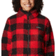 Columbia West Bend Full Zip Fleece Jacket - Womens, Red Lily Check Print, Large, 1939901658RdLyChckPrtL