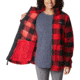 Columbia West Bend Full Zip Fleece Jacket - Womens, Red Lily Check Print, Large, 1939901658RdLyChckPrtL