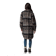 Columbia Wildest Venture Long Fleece Coat - Womens, Black Vagabond Plaid, Extra Small, 2136171-010-XS