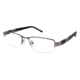Columbia WILLIAMS MOUNT Progressive Prescription Eyeglasses - Frame GUN/BLACK, Size 52/18mm CBWILLIAMSMT02