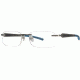 Columbia Wrangell Single Vision Prescription Eyeglasses - Frame Silver-Grey/Blue, Size 52/18mm CBWRANGELL03