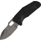 Combat Ready Grumpler DP Folding Knife, 2.875in, Titanium Nitride Blade w/ Thumb Slot, Black Grooved Texturized G10 Handle CBR105