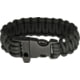 Combat Ready Survival Bracelet, Black, 8in, SS -BLACK / CBR359