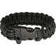 Combat Ready Survival Bracelet, Black, 9in, SD BLACK / CBR361