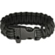 Combat Ready Survival Bracelet, Black, 9in, SD BLACK / CBR361