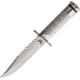 Combat Ready Survival Knife Silver