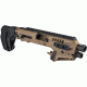 CAA Micro Roni Stabilizer Pistol Carbine Conversion for Glock - Non NFA, Glock 17/22/31, Tan, MIC-RONI-STAB17-03
