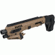 CAA Micro Roni Stabilizer Pistol Carbine Conversion for Glock - Non NFA, Glock 17/22/31, Tan, MIC-RONI-STAB17-03