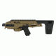 CAA Micro Roni Stabilizer Pistol Carbine Conversion for Glock - Non NFA, Glock 19/23/32, Tan, MIC-RONI-STAB19-03