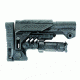Command Arms Accessories Sharp Shooting Fixed Buttstock w/ Leg For AK47 Milled Receiver, Black MARS