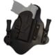 Comp-Tac Spartan IWB Hybrid Holster- Single Layer Backing, Right Hand, Glock - 23 Gen5, Black, C231GL299RBSN