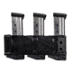 Comp-Tac Tri-Mag Pouch, Slick, Size 1 - 1911 Single Stack, Kahr, Springfield XD-S, Sig P220, Left Side Carry/Right Hand Shooter, Black, Mag Size 1, C62501SL0LBKN