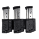 Comp-Tac Tri-Mag Pouch, Standard, Size 12 - Sig P229 .40, P320 9/40, S&amp;W 9/40, Left Side Carry/Right Hand Shooter, Black, Mag Size 12, C62512000LBKN