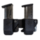 Comp-Tac Twin Magazine Pouch W/ Belt Clip, Black - C62310000NBKN