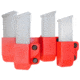 CompTac Beltfeed 4 Mag OWB Kydex , Red , Left, Glock 9/40 Double Stack, .45 GAP, C66804000LRDN