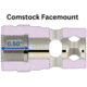 Comstock Armory Comstock Muzzle Brake 1/2x28 9mm Compact Facemount