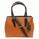 Concealed Carrie Casual Block Satchel Warm Nutmeg