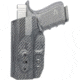 Rounded Athletic Tuckable IWB KYDEX Holster for Glock 19/23/32, Ambidextrous, Carbon Fiber Black, CEI000018