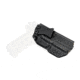 Rounded IWB KYDEX Holster, FN Herstal FNX 45, Right Hand, Black, FNS-FNX45-BK-RH-VAR