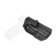 Rounded IWB KYDEX Holster, FN Herstal FNX 45, Right Hand, Carbon Fiber, FNS-FNX45-CF-RH-VAR