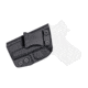 Rounded IWB KYDEX Holster, Glock 43/43X, Left Hand, Carbon Fiber, GLK-G43-CF-LH-VAR