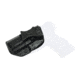 Rounded IWB KYDEX Holster, Heckler &amp; Koch P30SK, Left Hand, Black, HKH-P30SK-BK-LH-VAR