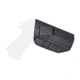 Rounded IWB KYDEX Holster, IWI Jericho 941 PL9 Full, Polymer Frame, RH, Carbon Fiber Black, JRO-941POLYFS-CF-RH-VAR