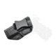 Rounded IWB KYDEX Holster, Kahr CW9, Left Hand, Black, KHR-CW9-BK-LH-VAR