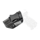 Rounded IWB KYDEX Holster, Kahr K9, Left Hand, Carbon Fiber Black, KHR-K9-CF-LH-VAR