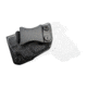 Rounded IWB KYDEX Holster, S&amp;W M&amp;P Bodyguard 380 w/CTC GREEN Laserguard, LH, Black, SWN-BG380CTCGLG-BK-LH-VAR